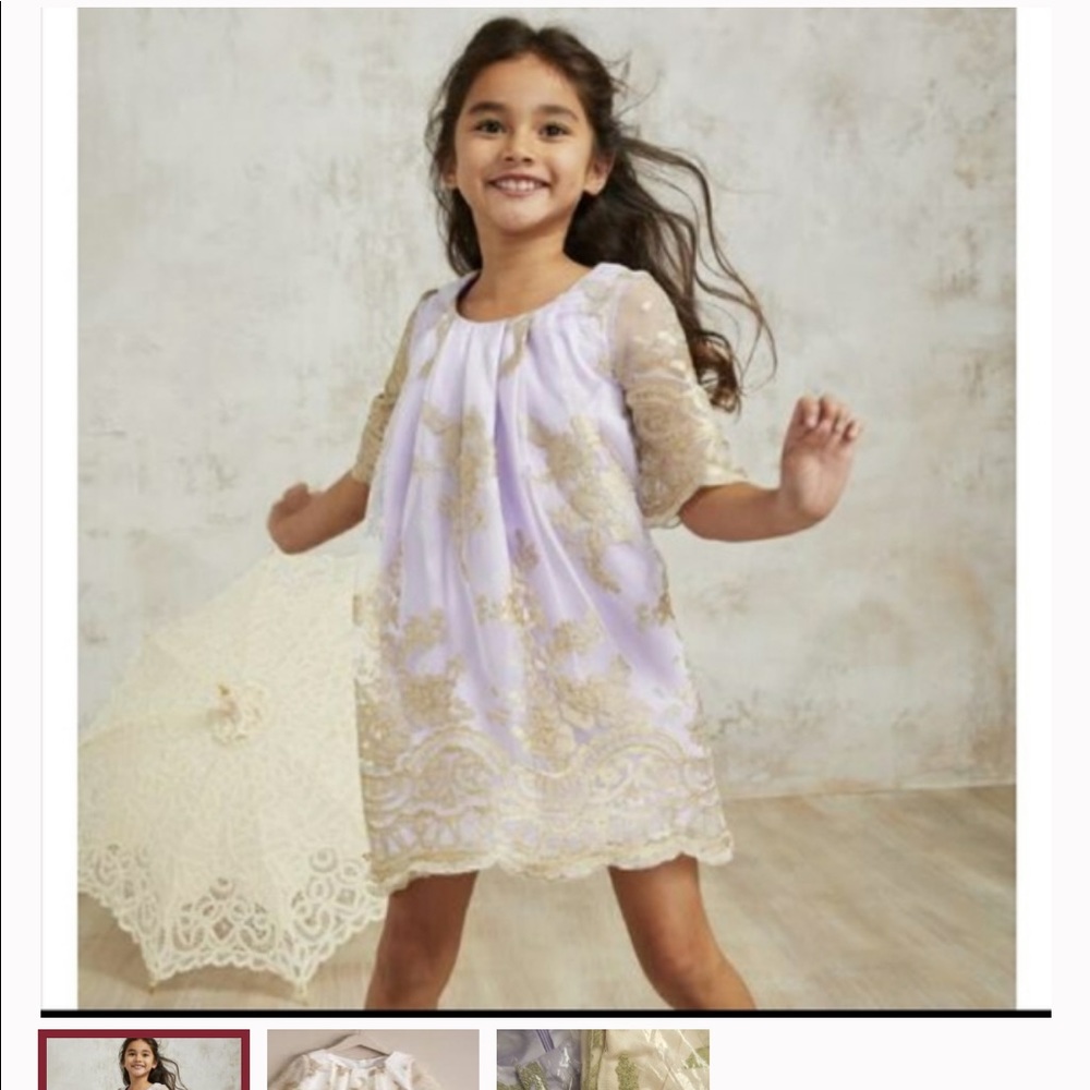 Chasing Fireflies Dress.  girls size 7/8.